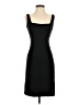 Bebe Solid Black Cocktail Dress Size 4 - photo 1