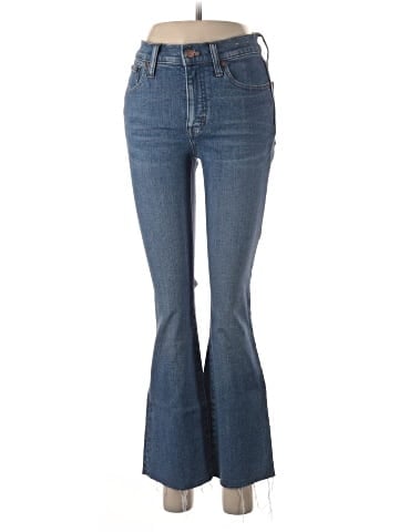 Madewell Kick Out Crop Jeans in Cherryville Wash: Raw-Hem Edition (view 1)