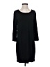 Paraphrase Solid Black Casual Dress Size S - photo 1