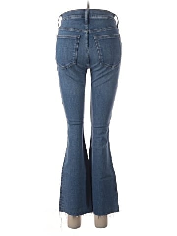 Madewell Kick Out Crop Jeans in Cherryville Wash: Raw-Hem Edition (view 2)
