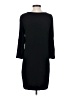 Paraphrase Solid Black Casual Dress Size S - photo 2