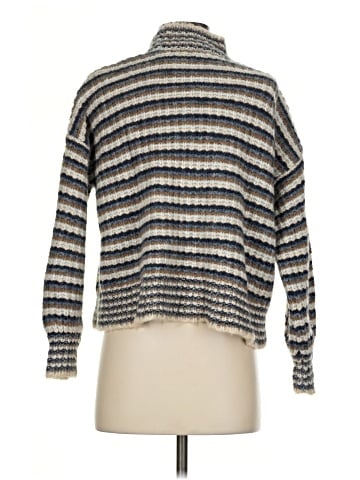 Madewell Waller Crop Cardigan Sweater in Stripe (view 2)