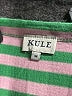 Kule 100% Cotton Stripes Green Casual Dress Size M - photo 7