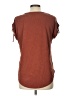 Green Envelope Brown Short Sleeve Top Size L - photo 2