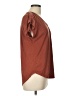 Green Envelope Brown Short Sleeve Top Size L - photo 4