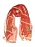 DAKS Orange Red Scarf One size - photo 1