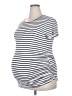 Smallshow White Short Sleeve T-Shirt Size XXL Maternity - photo 1