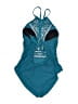 Salt + Cove Paisley Teal Blue One Piece Swimsuit Size M - photo 2