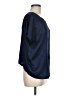 MNG Blue Short Sleeve Blouse Size M - photo 4