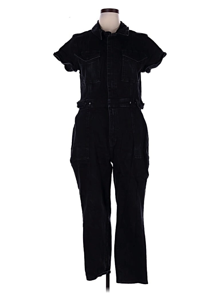 Pre-owned Good American Jumpsuit In Black