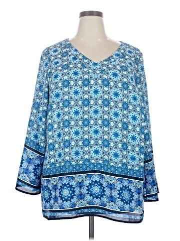 Status by Chenault 3/4 Sleeve Blouse (view 1)