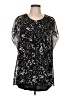 CAbi 100% Polyester Black Casual Dress Size L - photo 1