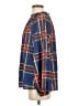 Sugarlips 100% Polyester Plaid Blue Long Sleeve Blouse Size S - photo 5