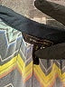 BCBGMAXAZRIA Chevron-herringbone Blue Casual Dress Size L - photo 7