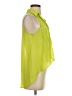 Grane 100% Polyester Green Sleeveless Blouse Size S - photo 4