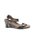 Taos 100% Leather Silver Wedges Size EU 37 - photo 1
