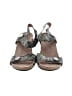Taos 100% Leather Silver Wedges Size EU 37 - photo 2