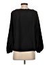 Joe Fresh 100% Polyester Black 3/4 Sleeve Blouse Size S - photo 2