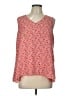 Cato 100% Polyester Red Sleeveless Blouse Size L - photo 1
