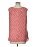 Cato 100% Polyester Red Sleeveless Blouse Size L - photo 2