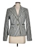 Grace Elements Stripes Gray Blazer Size 6 - photo 1