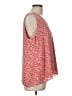 Cato 100% Polyester Red Sleeveless Blouse Size L - photo 4