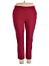 89th & Madison Solid Red Active Pants Size 18 - photo 1