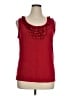 Alfani Red Sleeveless Top Size 1X - photo 1
