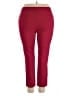 89th & Madison Solid Red Active Pants Size 18 - photo 2
