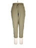 SPANX Solid Green Casual Pants Size Lg Petite - photo 1