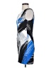 Milly Graphic Blue Cocktail Dress Size 2 - photo 5
