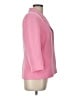 Le Suit 100% Polyester Solid Pink Blazer Size 10 - photo 4
