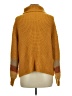 Roolee Color Block Orange Turtleneck Sweater Size M - photo 2