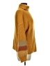 Roolee Color Block Orange Turtleneck Sweater Size M - photo 4