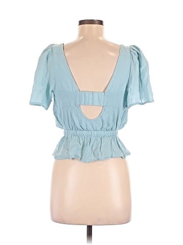 7 For All Mankind Short Sleeve Blouse (view 2)