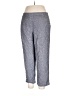 Chico's Chevron-herringbone Gray Linen Pants Size L - photo 1