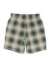 Cat & Jack 100% Polyester Plaid Green Shorts Size 14 - photo 2