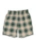Cat & Jack 100% Polyester Plaid Green Shorts Size 14 - photo 1
