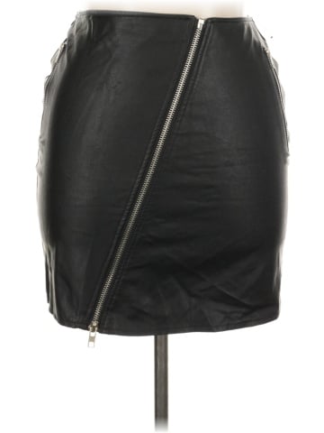 Just One Faux Leather Skirt (view 1)