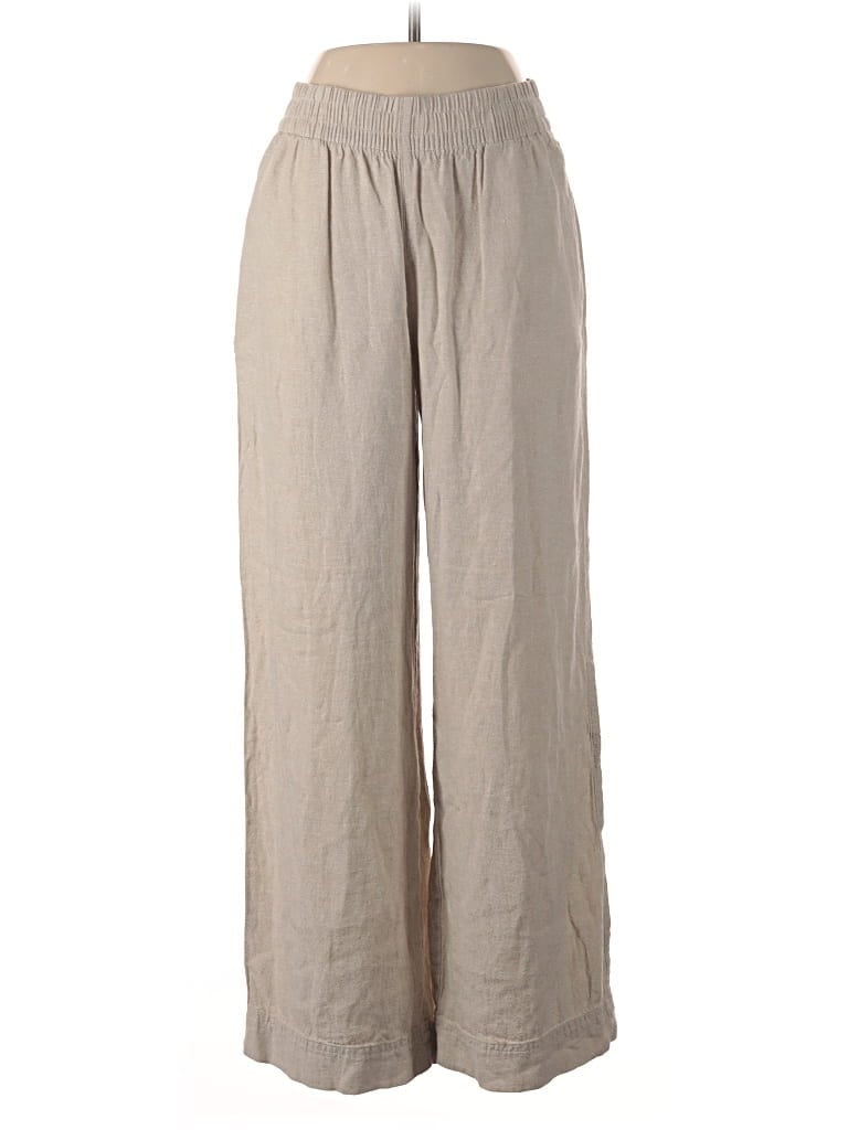 Pre-owned Old Navy Linen Pants In Tan