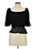 Haute Monde Black 3/4 Sleeve Blouse Size L - photo 1