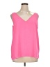 Lilly Pulitzer 100% Polyester Pink Sleeveless Blouse Size XL - photo 1