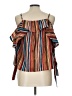 Alythea Brown Sleeveless Blouse Size L - photo 2