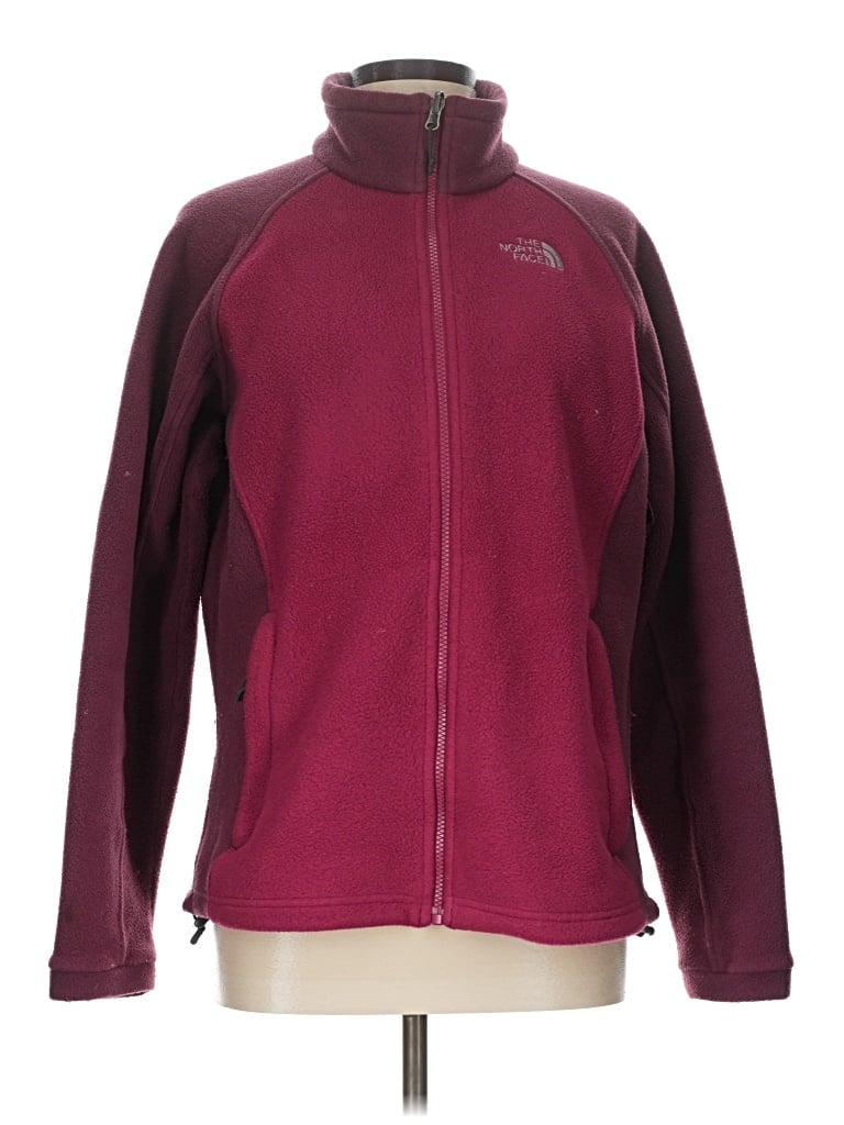 Pre-owned The North Face Sweatshirt In Burgundy