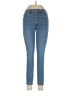 Express Solid Blue Jeans Size 8 - photo 1