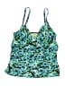Assorted Brands Print Blue Swimsuit Top Size 16 - photo 1