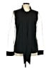 Shein 100% Polyester Black Long Sleeve Blouse Size M - photo 1