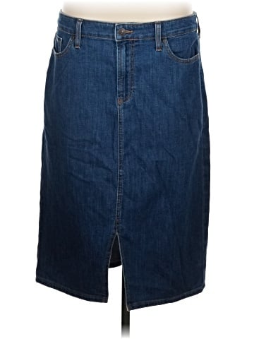 Chico's Denim Skirt (view 1)
