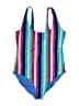 Old Navy Stripes Blue One Piece Swimsuit Size XXL (tall) - photo 1