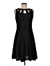 AGB 100% Polyester Stars Black Cocktail Dress Size 6 - photo 1